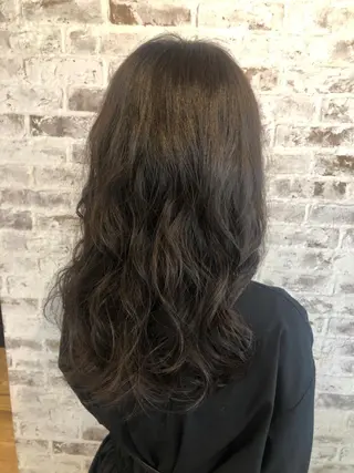 セミロング パーマ TELA HAIRのヘアスタイル