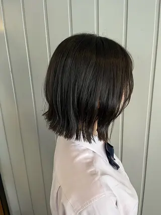 ミディアム 田中 結月のヘアスタイル