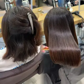 ロング カラー 縮毛矯正特化/ 髪質改善/菊地菜々美のヘアスタイル