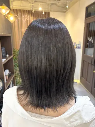 ミディアム カラー mit セン北のヘアスタイル