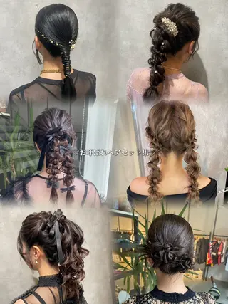 ヘアアレンジ 🖤ROSEL／ KUREA🖤のヘアスタイル