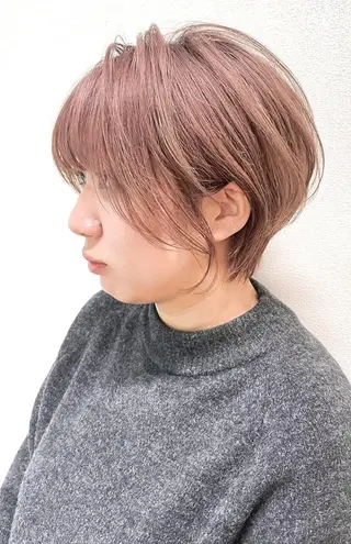 ショート カラー N°sopo 札幌大通のヘアスタイル