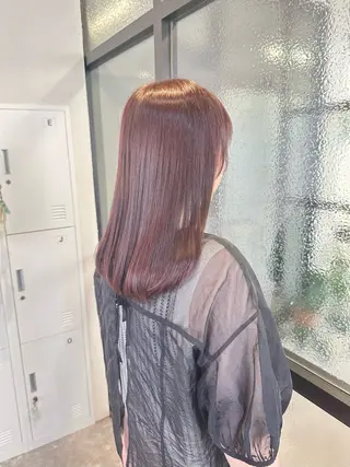 セミロング 店長🌟小顔似合わせ デザインカラー◎古田のヘアスタイル