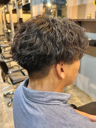 ショート パーマ メンズ メンズパーマ職人 加藤 弘貴のヘアスタイル