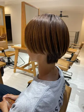ショート ヤタガイ ミツエのヘアスタイル