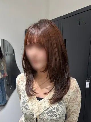 セミロング limitみづき🌙 カラーのヘアスタイル