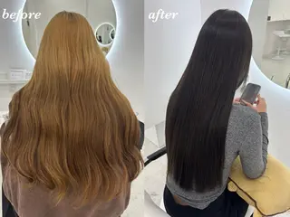 ロング カラー 【aini天王寺】 𝐚𝐢𝐫𝐢✂︎のヘアスタイル