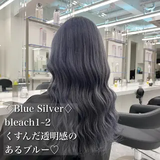 セミロング カラー ウルフ&レイヤー特化 まとまる美髪矯正のヘアスタイル