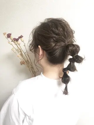ヘアアレンジ 菊池 栄里奈のヘアスタイル