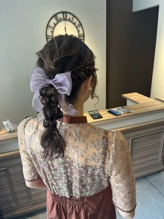 セミロング 川越 輝梨奈のヘアスタイル