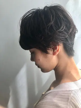 ショート パーマ 低ダメージパーマ ケアパーマ/武田明大のヘアスタイル