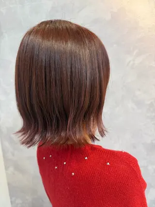 ミディアム カラー ヒヨシ ルナのヘアスタイル