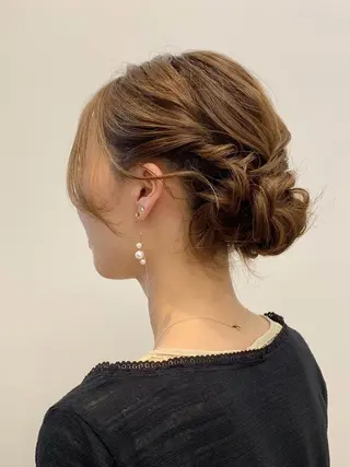 ヘアアレンジ attrice 秋山梨紗のマツエク・マツパデザイン