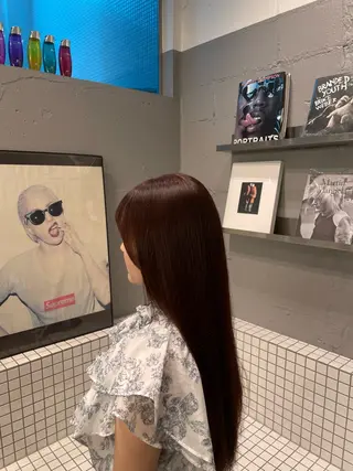 ロング 山田 遥真のヘアスタイル