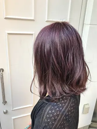 ミディアム カラー 🫟Blanco🫟 Color&Careのヘアスタイル