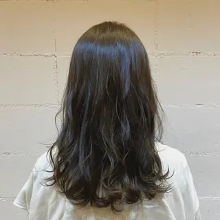 セミロング カラー 田中 恭子のヘアスタイル