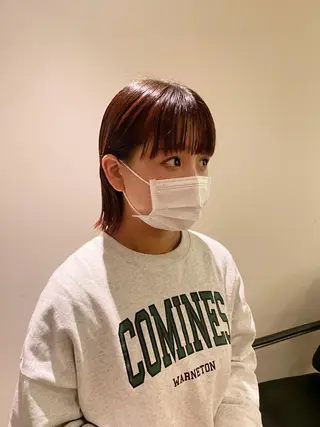 ミディアム 福島 立也のヘアスタイル