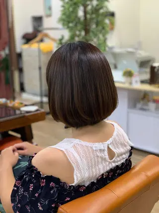 ミディアム 【清瀬】パサツキ 広がり改善川合剛史のヘアスタイル