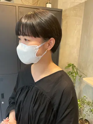 ショート ヤマモト マイのヘアスタイル