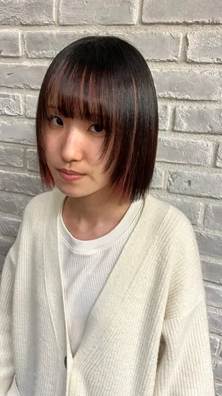 ショート 【美ボブ.艶カラー. 梅田茶屋町】midoのヘアスタイル