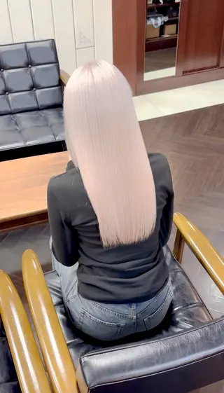 ロング カラー 上野 瑞貴のヘアスタイル