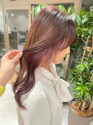 セミロング カラー 🩵ボブ/レイヤー /髪質改善🩵のヘアスタイル