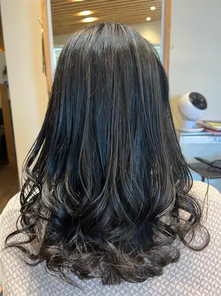 ロング カラー 関口 友行のヘアスタイル