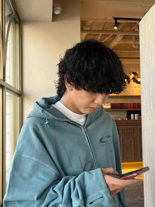 パーマ メンズ Uo/似合わせパーマ /髪質改善/四条烏丸のヘアスタイル