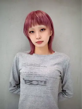 ミディアム ･*·̩͙꒰ঌ RIN໒꒱·̩͙⋆.のヘアスタイル
