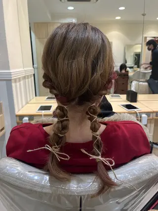 ヘアアレンジ 田中 瑞妃のヘアスタイル