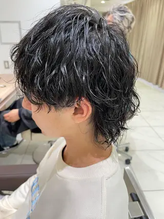 ショート パーマ メンズ メンズパーマ特化/ メッシュ/薫/店長のヘアスタイル