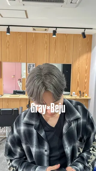 カラー BTECHbyZen所属・メンズ特化型 美容師[福永一世]のヘアスタイル