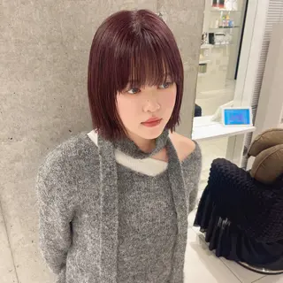 ショート カラー ヘアアレンジ harua キュプレ/アイリストのマツエク・マツパデザイン
