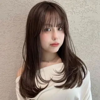 ロング カラー レイヤー/髪質改善 Lond ambreのヘアスタイル