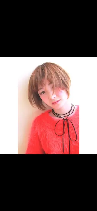 ミディアム ブリーチ毛でもできる 髪質改善縮毛MIHOのヘアスタイル