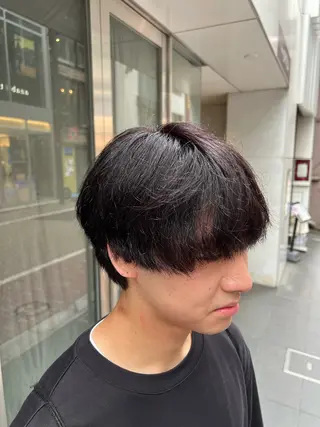ショート カラー メンズ tomoメンズ特化 /パーマ/カットのヘアスタイル
