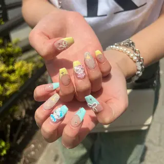 ネイル 韓国🩶Y2Kネイル 💫くれはのネイルデザイン