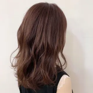 セミロング カラー 垢抜けヘア♡柔らかい カラー/mihoのヘアスタイル
