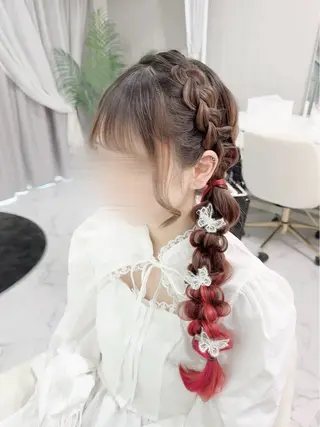 ロング ヘアアレンジ ヘアセット専門店 Rのヘアスタイル
