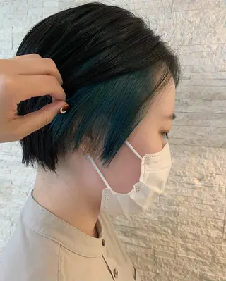 ショート カラー ✄折橋 彩花🐶🍑のヘアスタイル