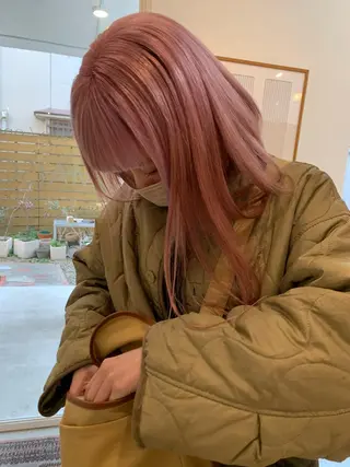 ロング カラー HITOMI 福岡パーマのヘアスタイル