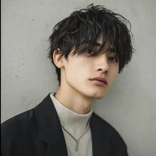 メンズ メンズカットモデル 今川茉綾のヘアスタイル