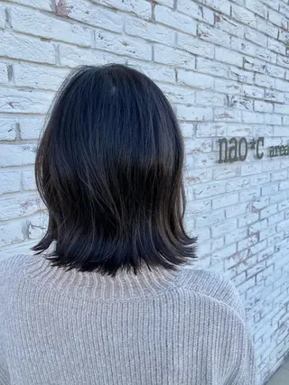 ミディアム 北生駒☆カットが得意 鎌田フミヤのヘアスタイル