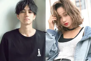 カットとカラー ストレートとスパのヘアスタイル