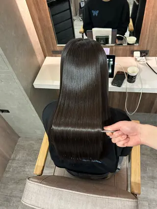 ロング 広島No.1美髪矯正 髪質改善/河村総一郎のヘアスタイル