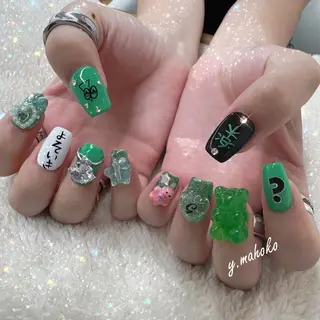 ネイル パラジェル有/ 長さだし/mahoのネイルデザイン
