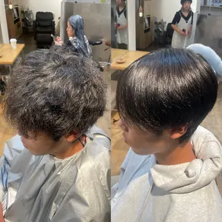 メンズ BELO OSAKA カエデのヘアスタイル
