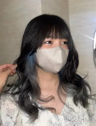 セミロング カラー くびれヘア/髪質改善 はるのヘアスタイル