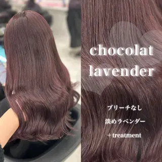 ロング カラー 韓国風艶髪🎀 暖色カラー🤍のヘアスタイル