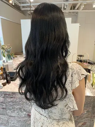 ロング カラー 池田 寿子のヘアスタイル